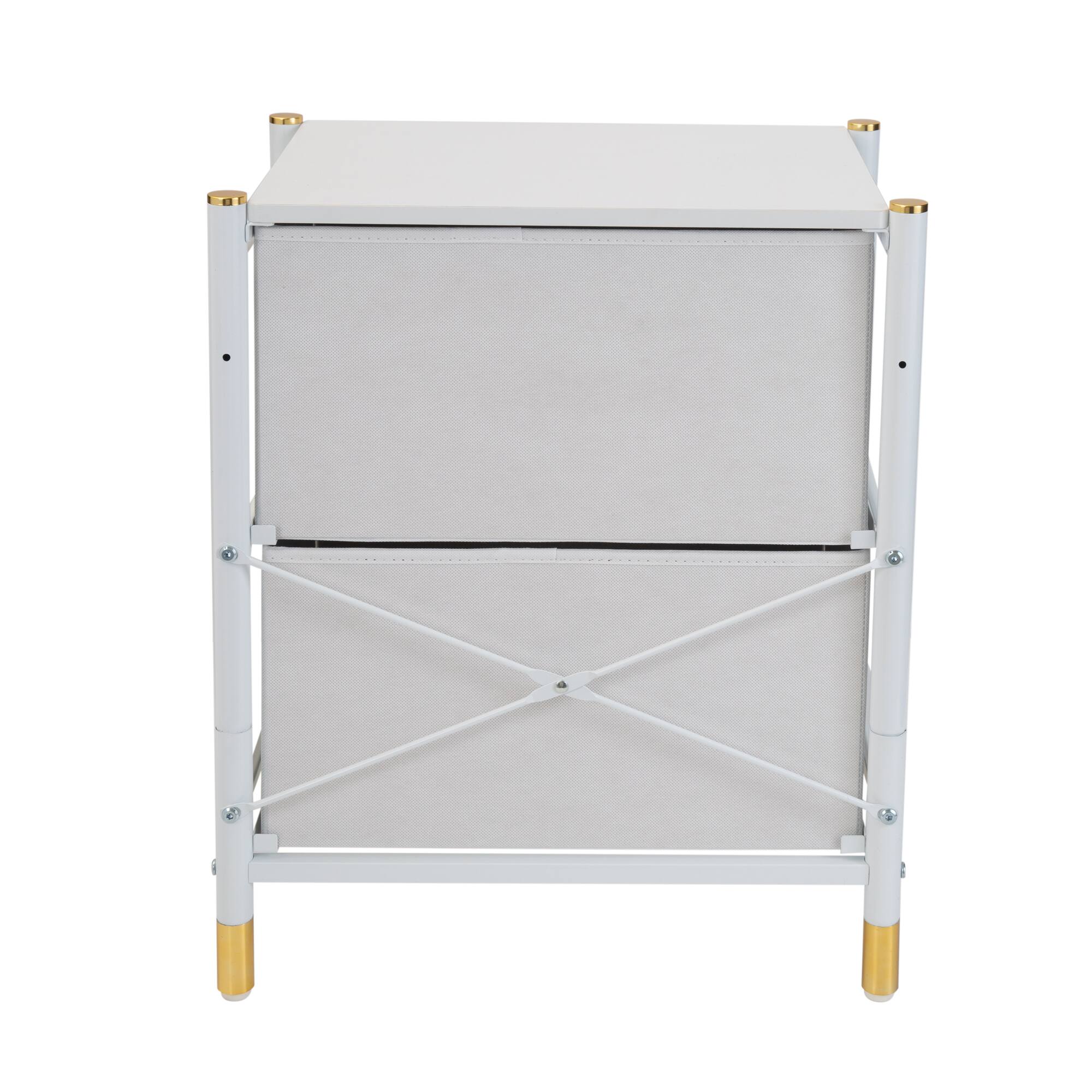 Simplify 2 Drawer Luxury Nightstand